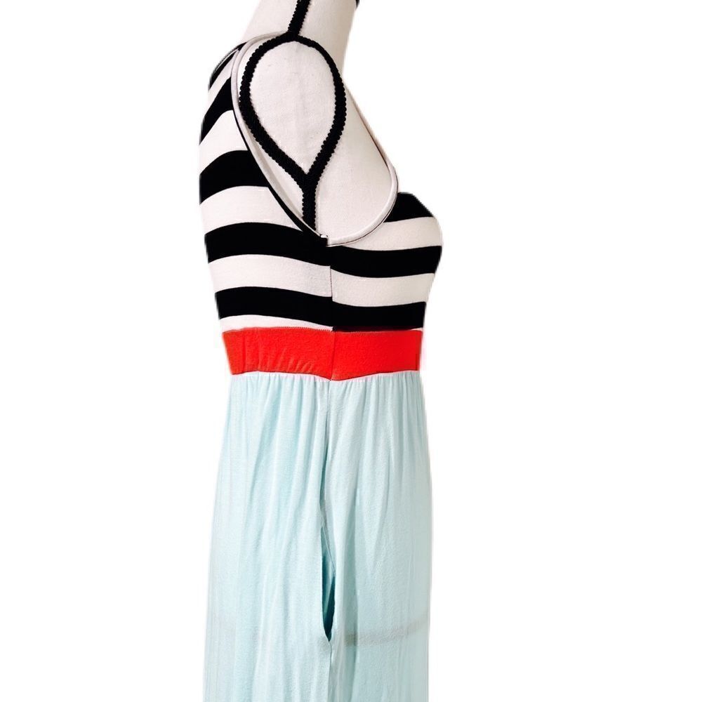 Color Block Pocket Maxi Dress NWOT - Picture 6 of 8